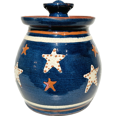 Star Jar with Thrown Lid (MTO) $135