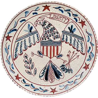 Liberty Eagle Plate (MTO) $105