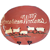 Quilled American Woolens Sheep Platter (MTO) $180