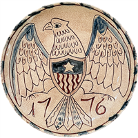 1776 Eagle Plate (MTO) $65