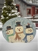 Snowmen Platter (MTO) $225