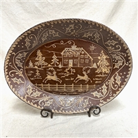 Holiday Stag Plate (MTO) $255
