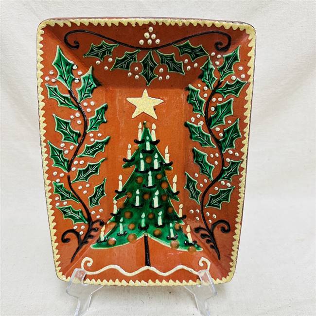 Christmas Tree Plate (MTO) $135