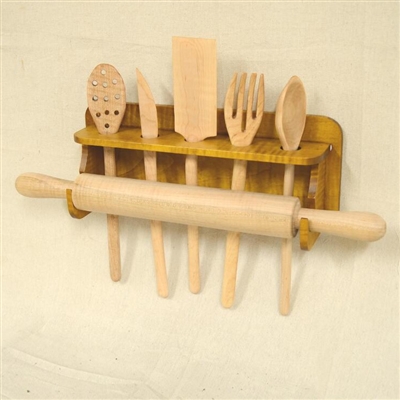 Utensil and Rolling Pin Holder $65