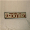 Made in America Painted Sign $125