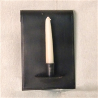Tin Candle Sconce with Curved Back $37.50
