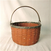 Swing Handle Painted Basket $75