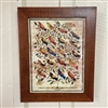 Susan Daul Bird Print in Curly Maple Frame $142.50