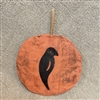 Handmade Pumpkin with Crow $5.50