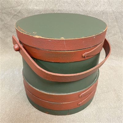 Painted Firkin with Lid $125