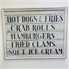 Wooden Hot Dog Sign $335