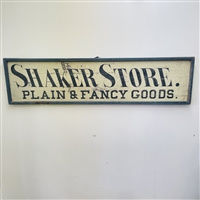 Wooden Shaker Store Sign $425