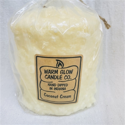 Warm Glow Coconut Cream Candle  $15.95