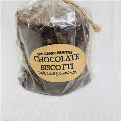 Chocolate Biscotti Dark Cocoa and Cinnamon Candle  $19.95