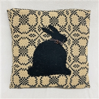 Handmade Pillow with Rabbit $40