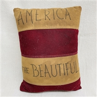 America the Beautiful Pillow $38