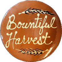 Quilled Bountiful Harvest Plate (MTO) $95