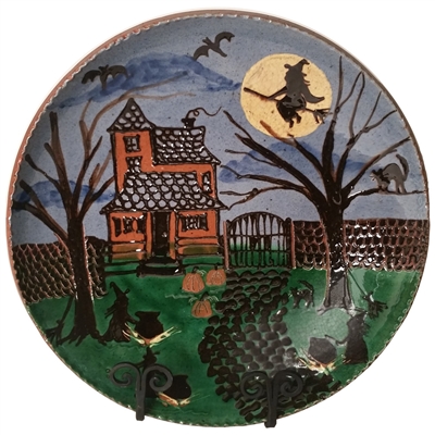 Haunted House Plate (MTO) $225