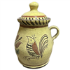 Floral Jug with Thrown Lid (MTO) $135