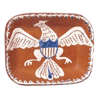Patriotic Eagle Plate (MTO) $105