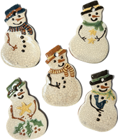 Snowman Ornament Set (Pick 3) MTO $75