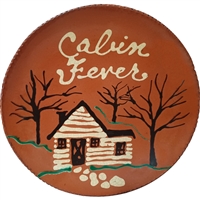 Quilled Cabin Fever Plate (MTO) $95