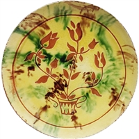 Sgraffito Tulip Plate (MTO) $105