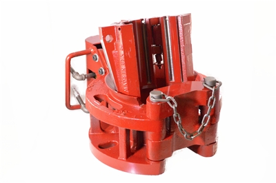 GuibersonÂ® Style T-60 Tubing Spider, w/Plain Gate, Foot Valve Assembly & 2-7/8" Slip Body (Less Inserts)