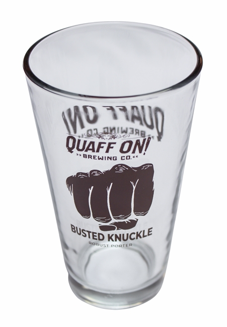 Busted Knuckle pint glass