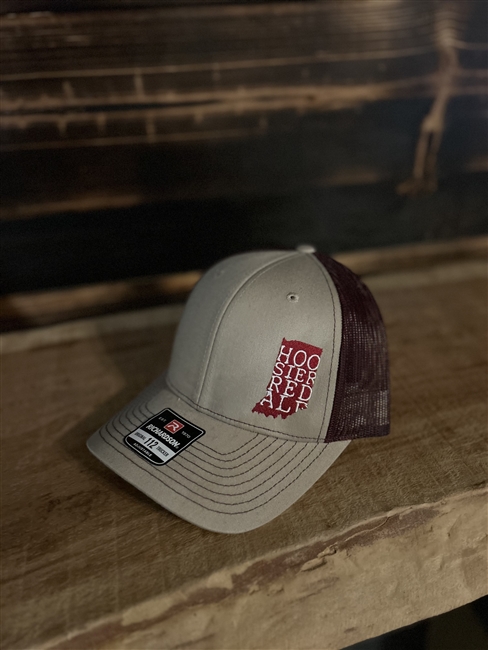Hoosier Red Embroidered Hat