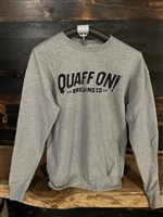 Quaff On Crew Sweatshirt Heathered Grey