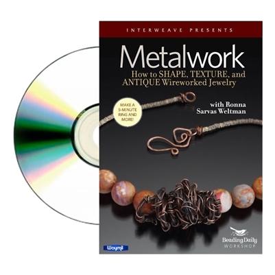 Metalwork How to Shape,Texture and Antique Wireworked Jewelry DVD  with Ronna Sarvas