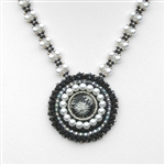 BEADING INSTRUCTIONS > Bead Embroidered Pendant