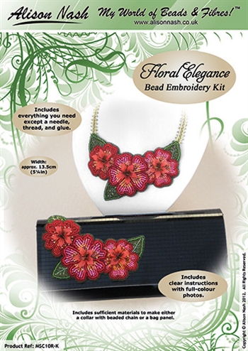 BEAD KITS > Floral Elegance Bead Embroidery