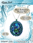 BEADING KITS > Beaded Pendant - Atlantis - Turquoise and Blue