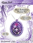 BEADING KITS > Beaded Pendant - Enchanted - Purple