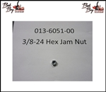 3/8-24 Hex Jam Nuts Zinc - Bad Boy Part # 013-6051-00