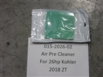 2018 ZT Kohler Air Filter Pre-Cleaner | 015-2026-02