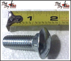 1/2 x 1 1/2 Carriage Bolt  - Bad Boy Part # 018-0008-00