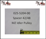 Spacer 42/48 MZ Idler Pulley S - Bad Boy Part#025-5204-00