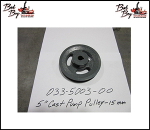 5" Cast Pump Pulley - 15mm - Bad Boy Part # 033-5003-00