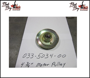 4 3/4 Motor Pulley - DB74-601 - Bad Boy Part # 033-5034-00