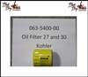Oil Filter - 27 & 30 Kohler - Bad Boy Part # 063-5400-00