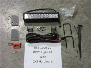088-1000-20 - Bad Boy Mowers ROPS Light Kit w/ 2x3 Hardware 088100020