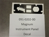 Magnum Instrument Panel Decal - Bad Boy Part # 091-0202-00