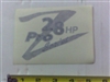 091-3047-00 28hp Z Pro-Series Decal