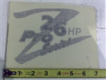 091-3048-00 26hp Z Pro-Series Decal