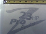 091-5404-00 23hp Z Pro Series Decal