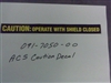 091-7050-00 ACS Caution Decal