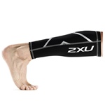 2XU Unisex Calf Guards, Black